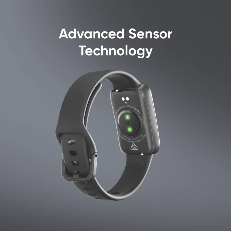 Ryze Elevate Gen-2 Smart Watch - Black & Olive