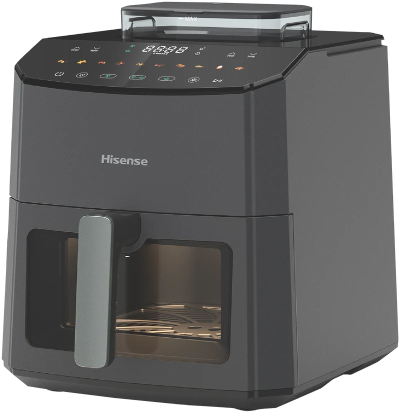 Hisense 7 Litre 3-in-1 Steam Air Fryer Black