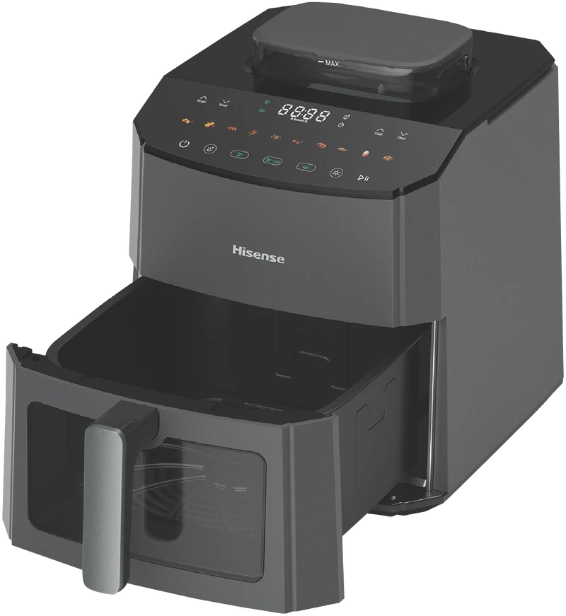Hisense 7 Litre 3-in-1 Steam Air Fryer Black
