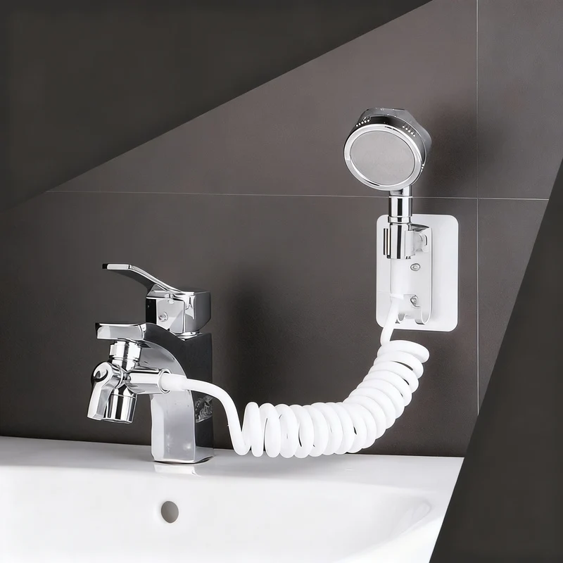 Wasserhahn-Aufsatz mit Duschkopf und Filterung