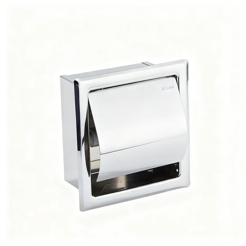 Edelstahl-Toilettenpapierhalter für Wand