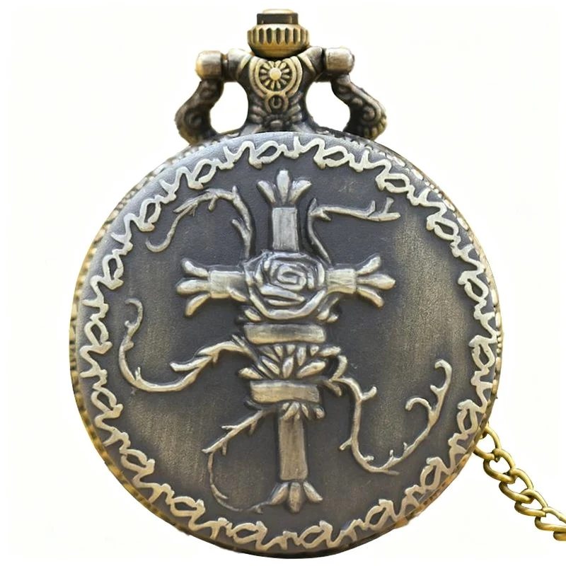 Taschenuhr mit Zeigern, 40 mm Durchmesser