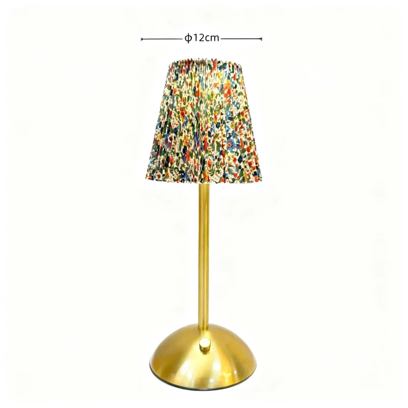 Stoff-Tischlampe mit Touchschalter, 12 Modell