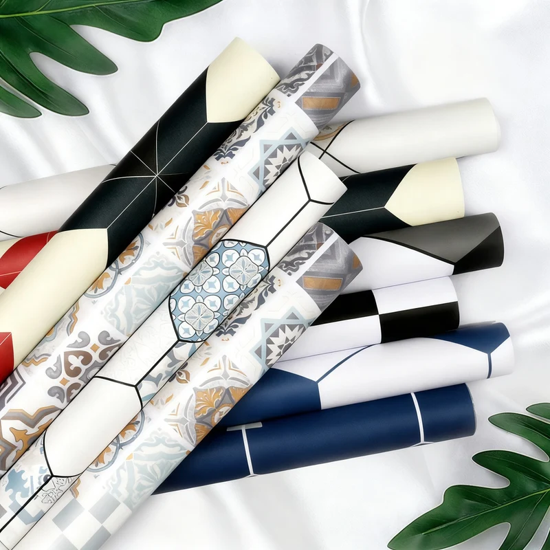 PVC-Bodenaufkleber, selbstklebend