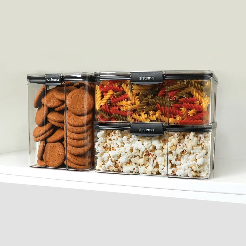 Sistema 3 Pack Ultra Large Food Storage Containers