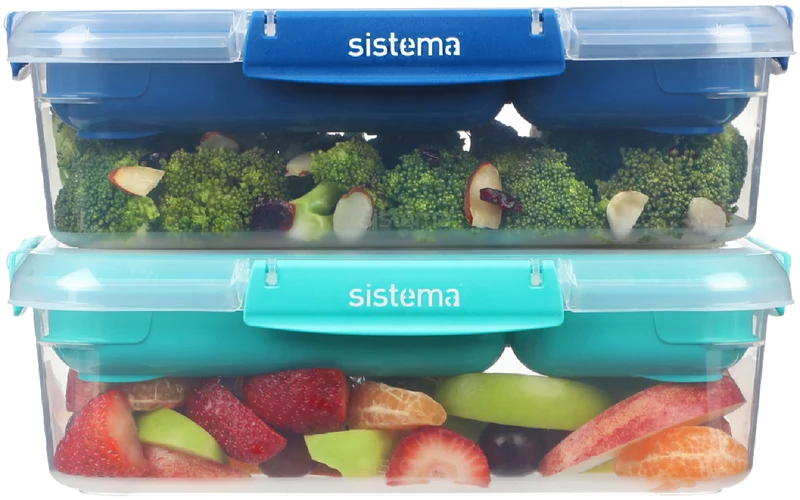 Sistema 4 Pack Stax TO GO Food Storage Containers