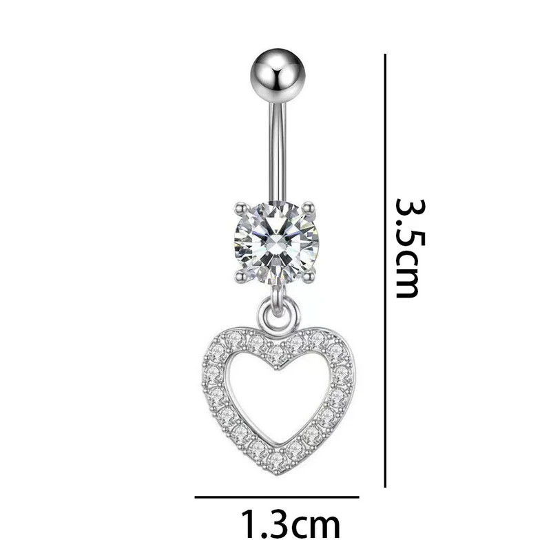 Titan-Piercingstab, flache Basis, Innengewinde