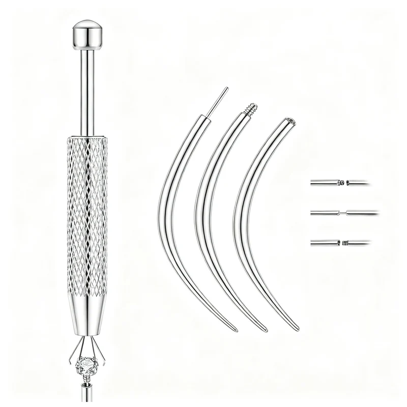 Titan-Piercingstab, flache Basis, Innengewinde
