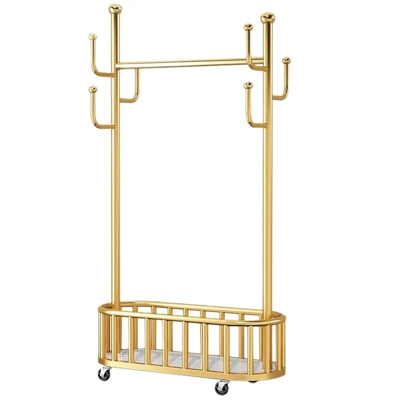 Bewegliche Garderobe aus Kohlenstoffstahl, Nordisch