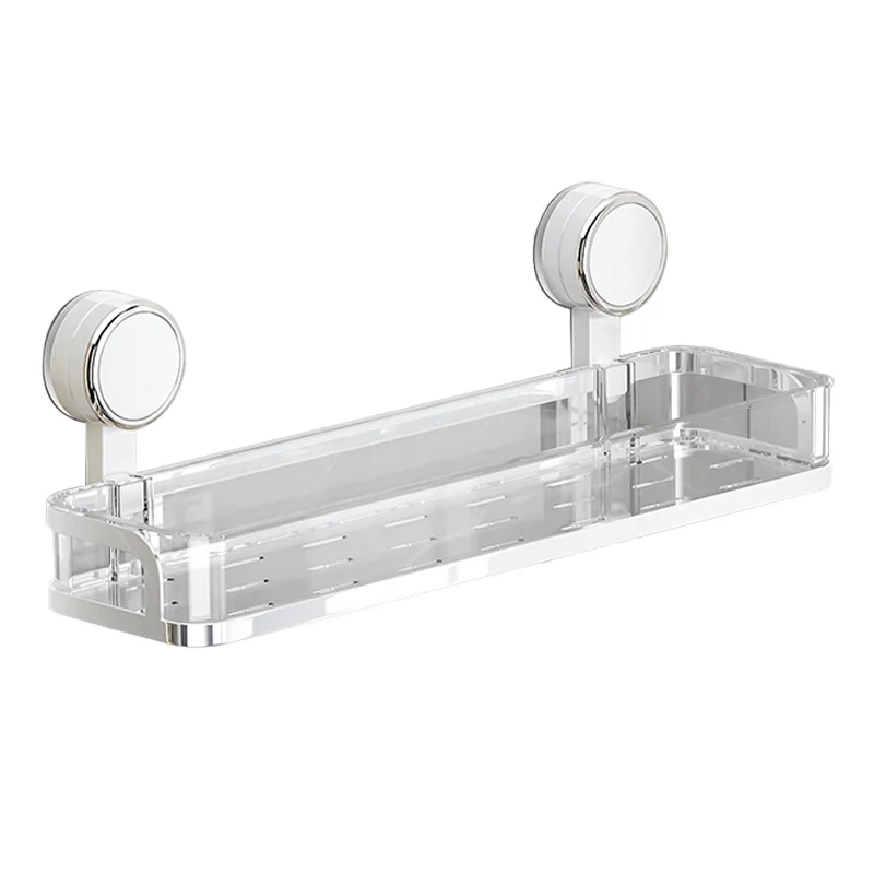 Badezimmer-Regal mit Saugnapf ohne Bohren