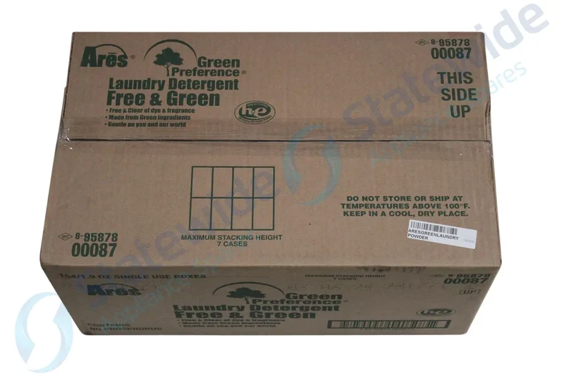ARES GREEN PREFERENCE FL/TL Washing POWDER (Single USE) Box-(154 Pack)