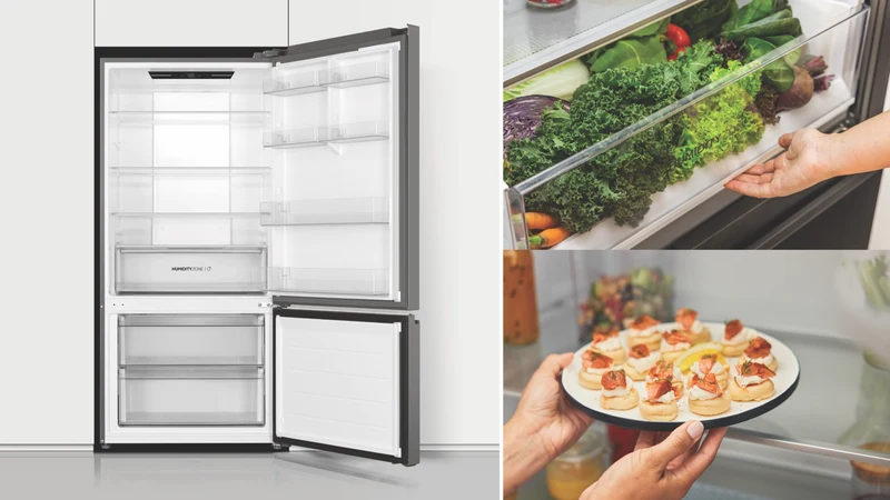 Haier 517L Bottom Mount Refrigerator