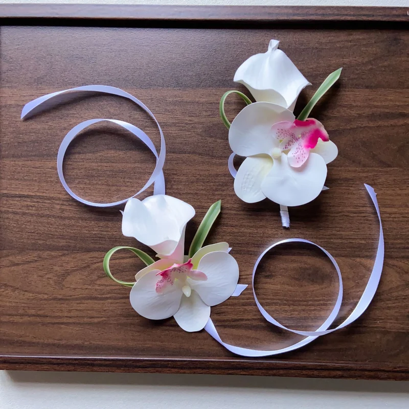 Elegante Orchideen Blumencorsage