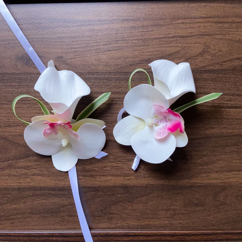 Elegante Orchideen Blumencorsage