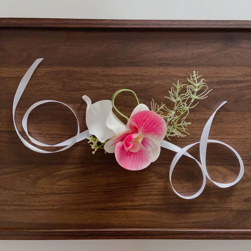 Elegante Orchideen Corsage