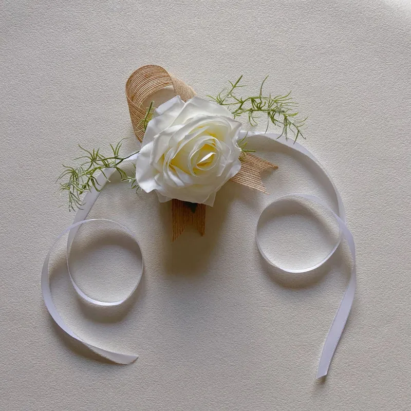 Elegante florale Haarschleife