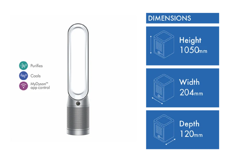 Dyson TP07 Pure cool Tower Fan White/Silver