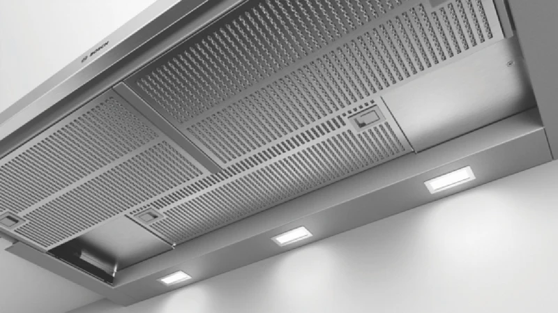 Bosch Series 4 90cm Slideout Rangehood, Silver Metallic