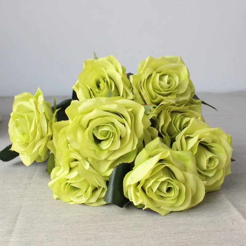 Premium Lebensgroße Künstliche Rosenstrauß