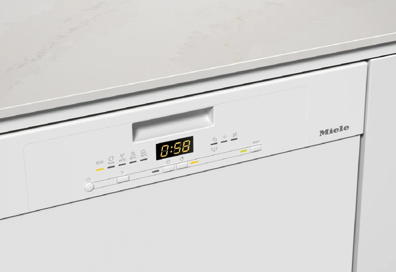 Miele 60cm Built-Under Dishwasher with QuickPowerWash Brilliant White