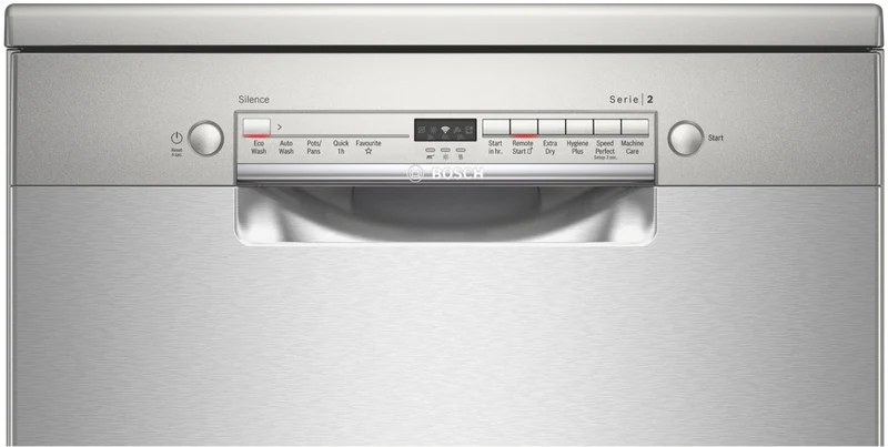 Bosch Series 2 Freestanding Dishwasher Stainless Steel