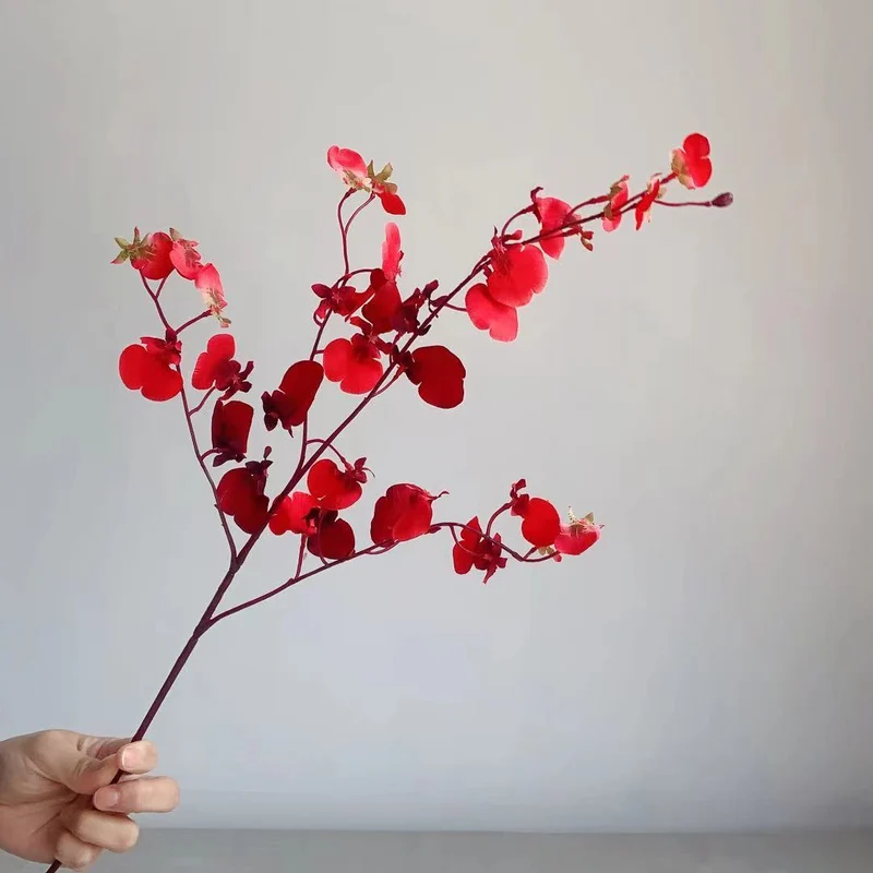 Lebensnahe Orchideenblüte Stiel