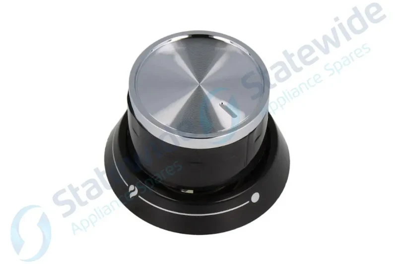BEKO Oven Cooktop BURNER Knob SS (Black SKIRT)-BFC60GMX-Genuine