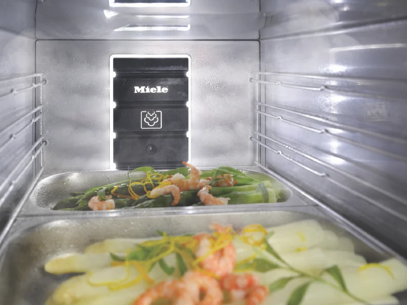 Miele 45cm Steam Oven with DualSteam Technology and Automatic Cooking Programmes CleanSteel