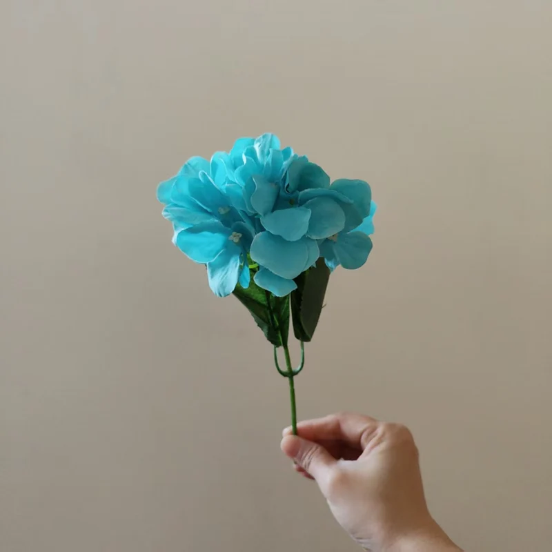 Elegante Kunst-Hortensie Stiel