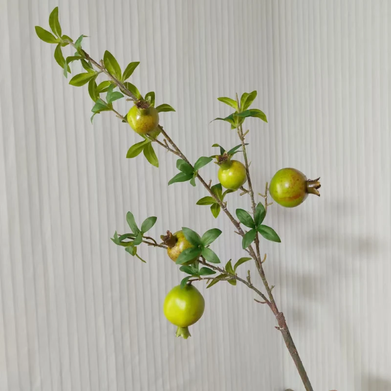 Dekorative Granatapfelzweig