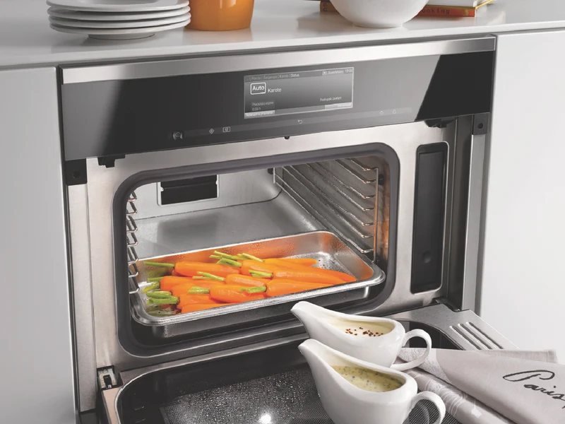 Miele 45cm Steam Oven with Sous Vide Function and Automatic Cooking Programmes CleanSteel