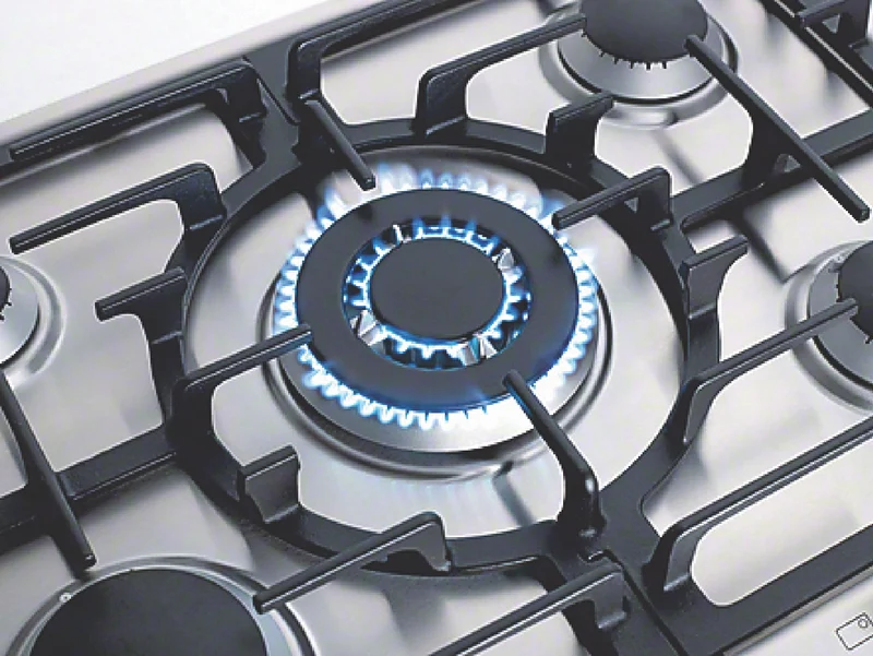 Miele 77cm 5 Burner Gas Cooktop Stainless Steel