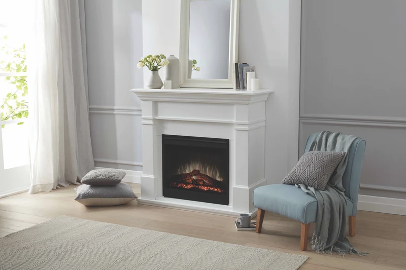Dimplex 2kW Kenton Mantle Electric Fireplace - White