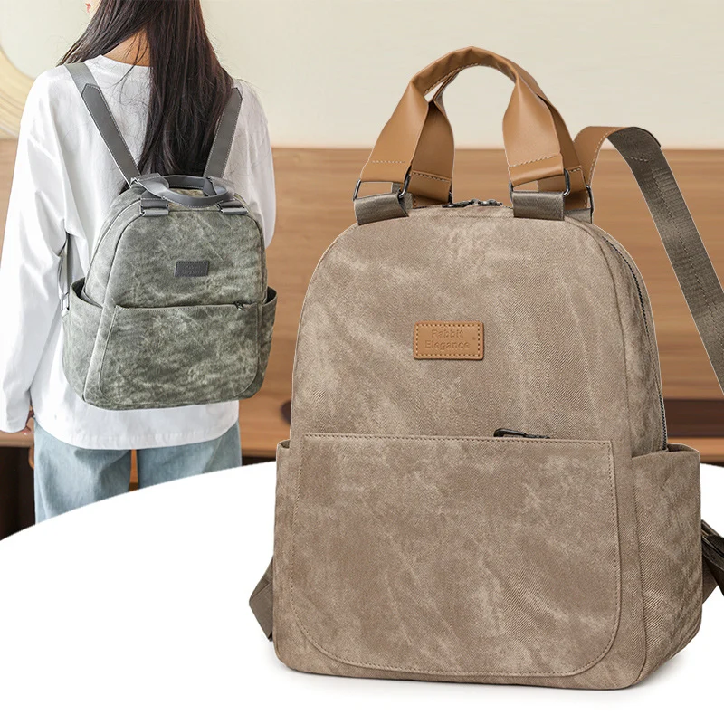 Vintage-inspirierter multifunktionaler Rucksack Karnz