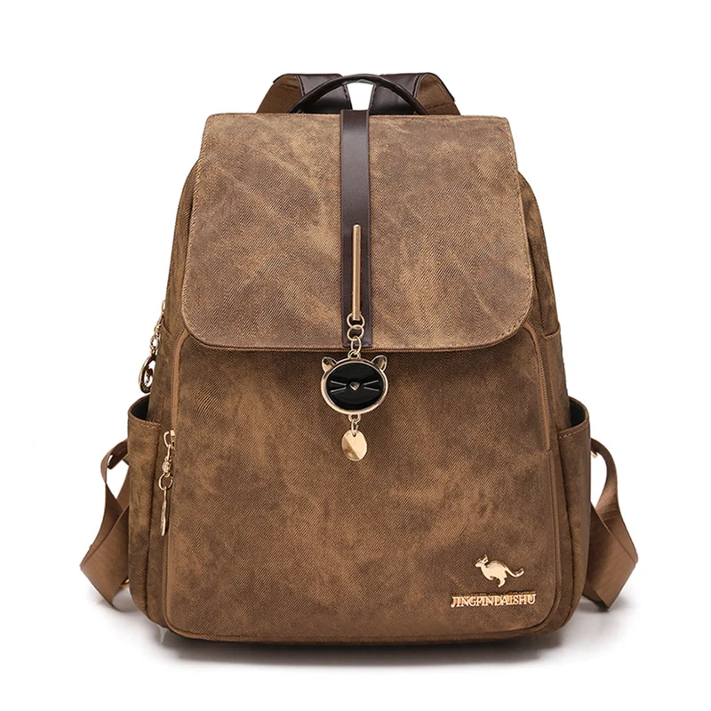 Vintage-inspirierter Canvas-Rucksack Karnz