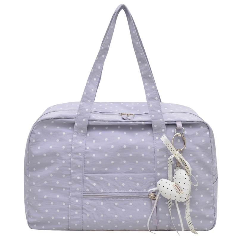 Stylische gepunktete Reisetasche Karnz