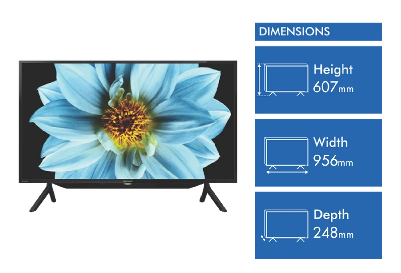 Sharp 42" FHD Google TV 23