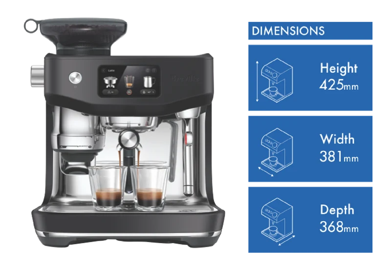 Breville The Oracle Jet Coffee Machine Black Truffle