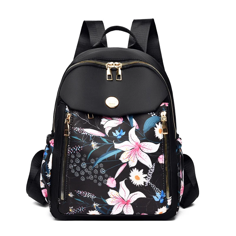 Blumenmuster Rucksack Karnz