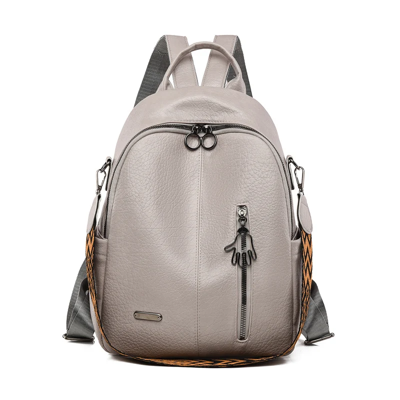 Lässiger Leder-Rucksack Karnz