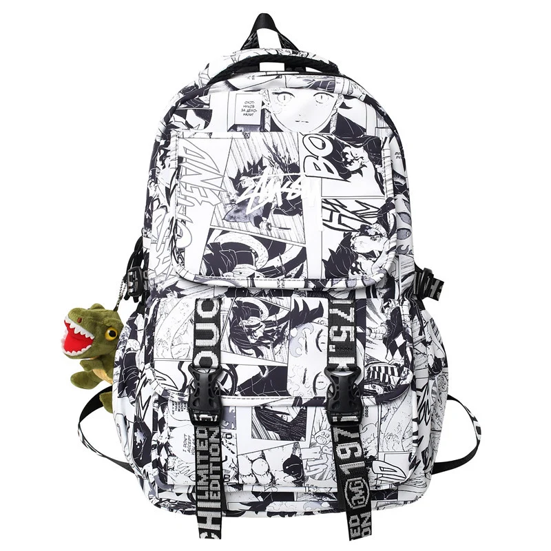 Stylischer Grafikdruck Rucksack Karnz