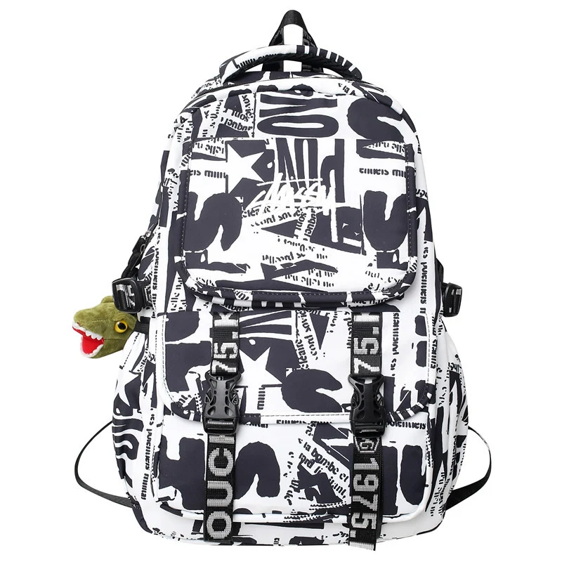 Stylischer Grafikdruck Rucksack Karnz