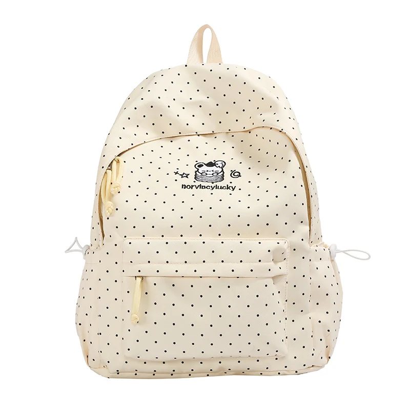 Verspielt gepunkteter Rucksack Karnz