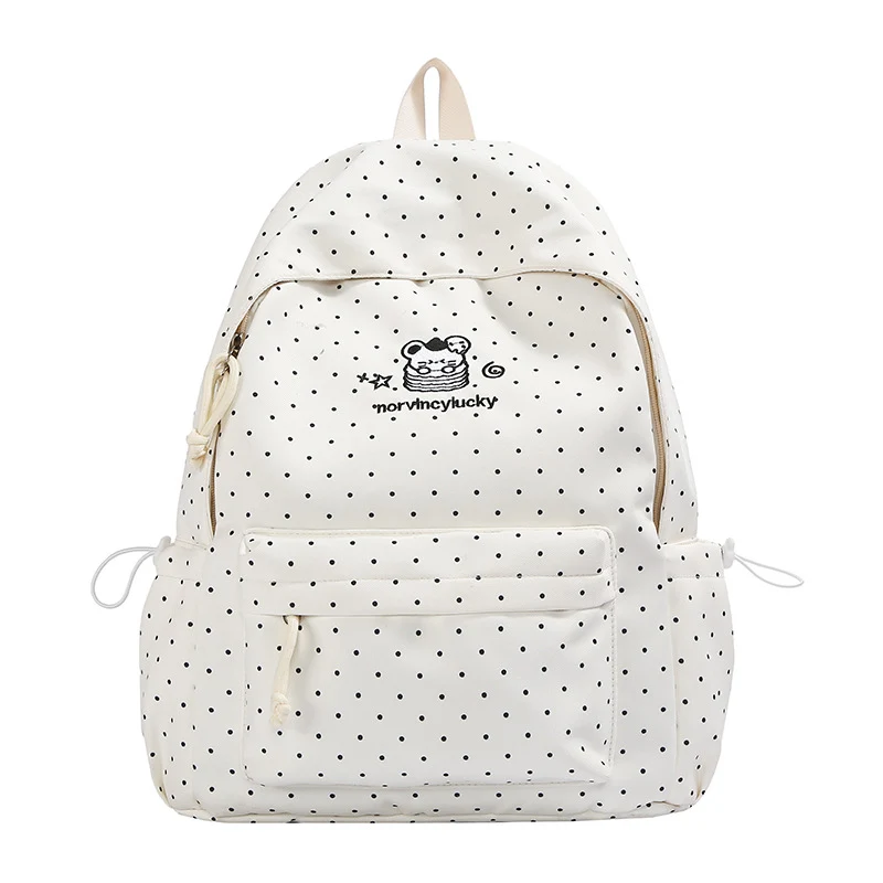Verspielt gepunkteter Rucksack Karnz