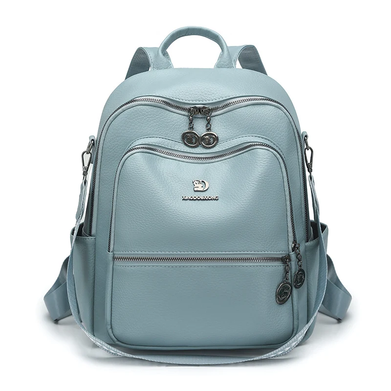 Multi-Funktionaler Leder-Rucksack Karnz