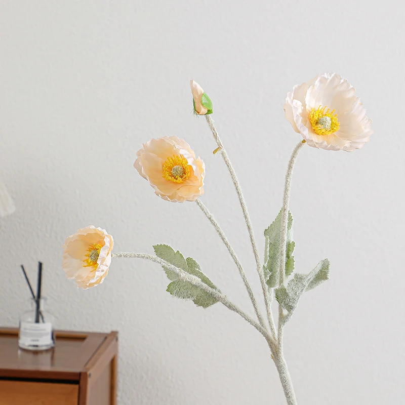 Dekorativer Kunst-Mohnblumenstrauß Karnz