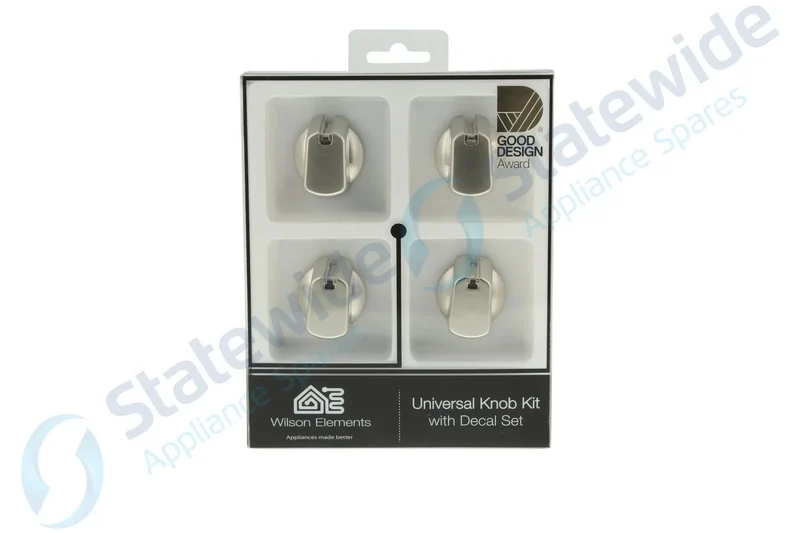 Universal Cooktop Knob Stainless Steel 35mm (Pack 4)