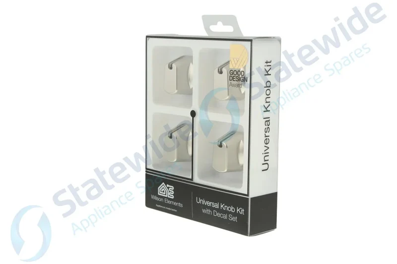 Universal Cooktop Knob Stainless Steel 35mm (Pack 4)