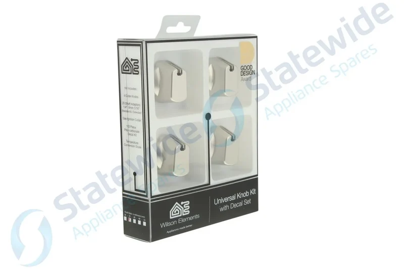 Universal Cooktop Knob Stainless Steel 35mm (Pack 4)