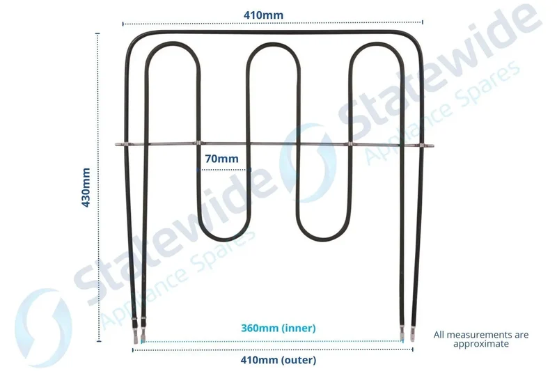 CHEF/Westinghouse Oven Top Grill Element 800W/2200W